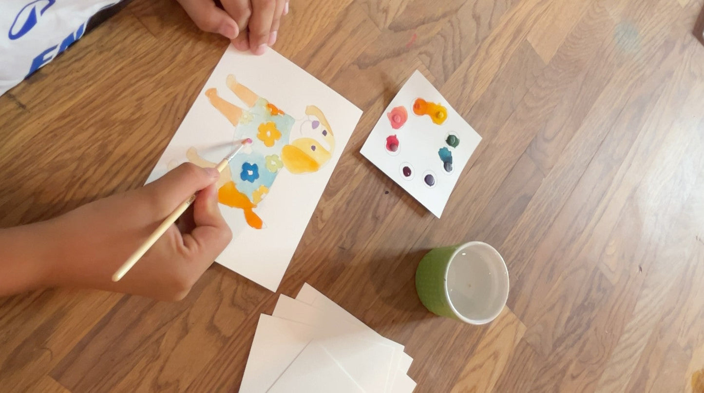 Super Pups Watercolor Postcard Kit