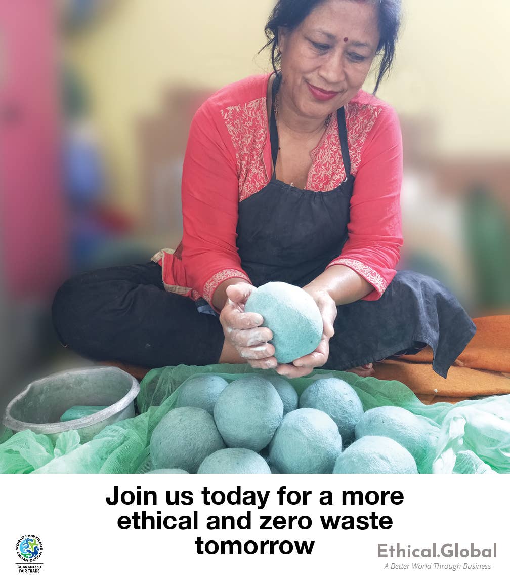 Cat Eco Wool Dryer Balls Fair Trade