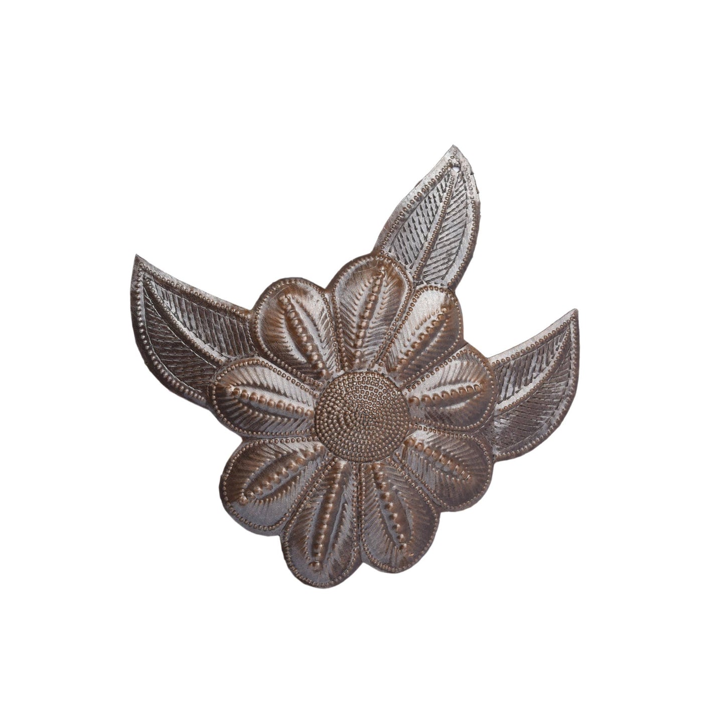 Small Flower in Bloom Handmade in Haiti, 5.75 x 5 Inches