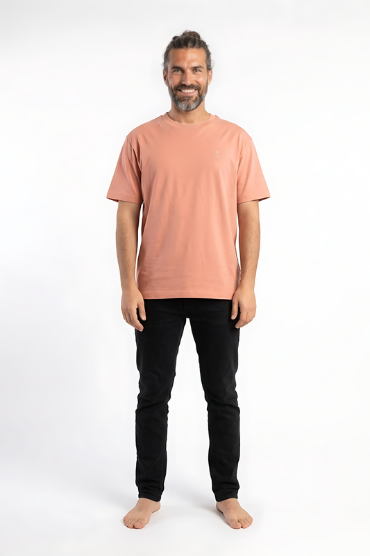 Camiseta orgánica - Rosa Salmón