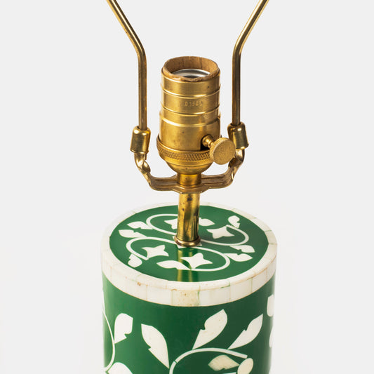 Floral Vines Table Lamp - Green