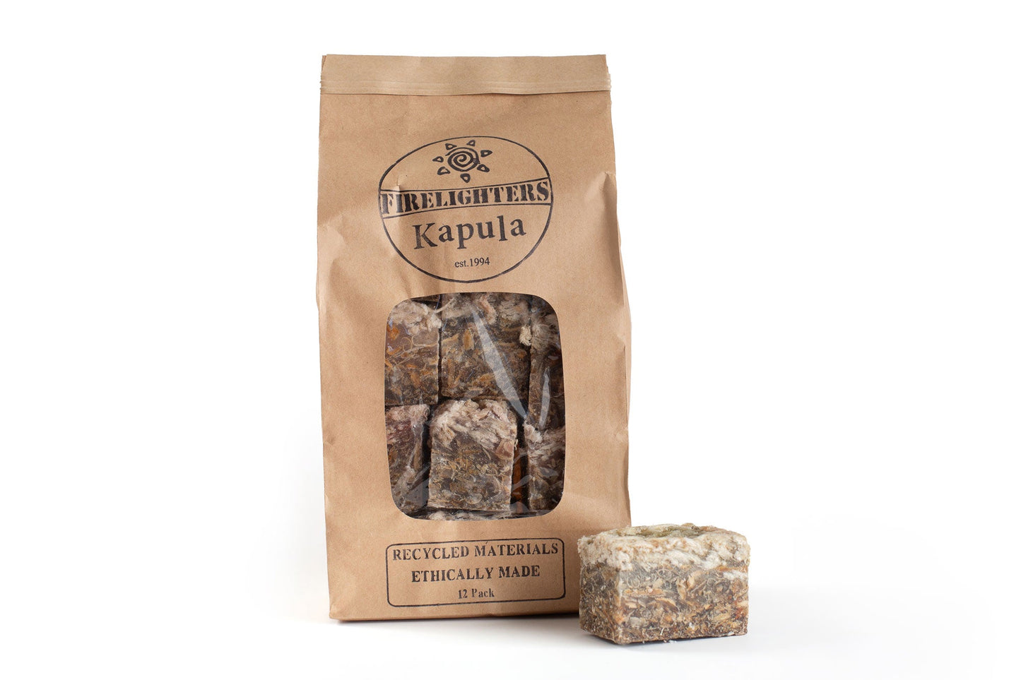 Kapula Firelighters - Ethically Made from Recycled Materials