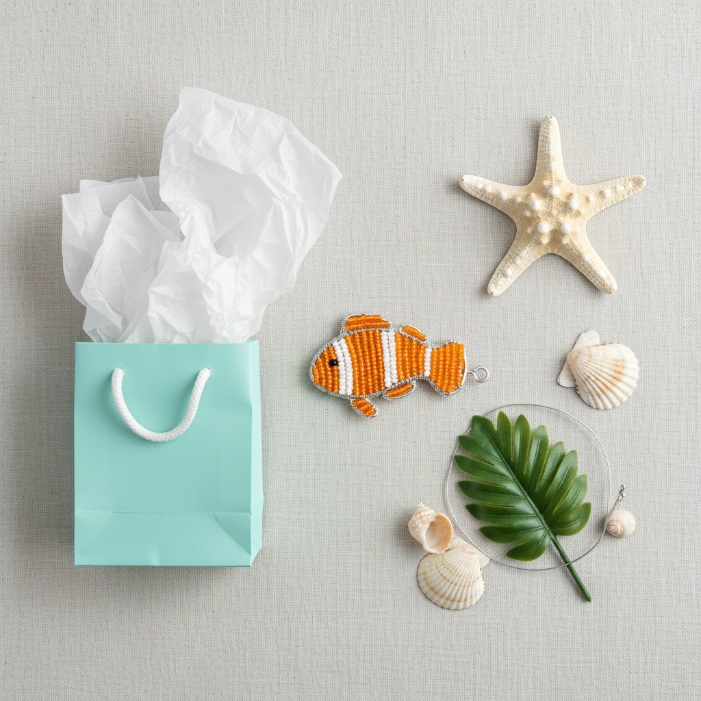 Clown Fish Keyring (Set of 6)