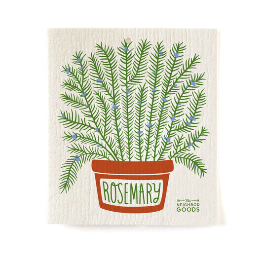 Rosemary Dish Towel + Sponge Cloth Gift Set