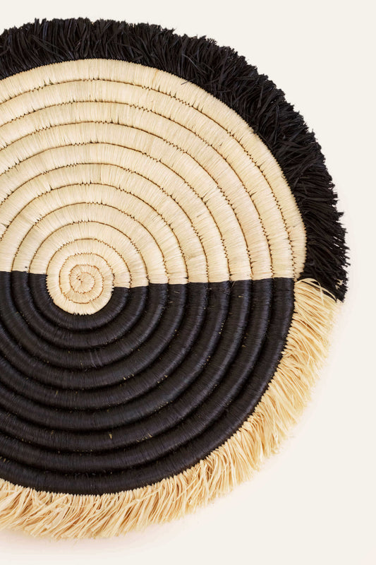 Two Tone Split Fringe Placemat