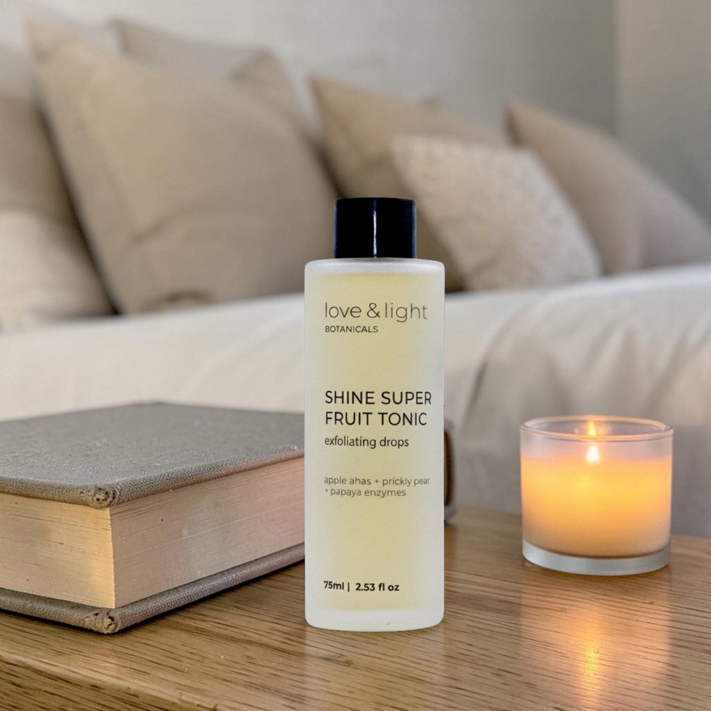 Shine superfruit exfoliating tonic