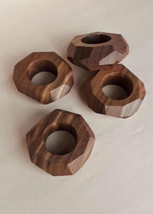 Dor+Kie Kiaat Wood Napkin Ring