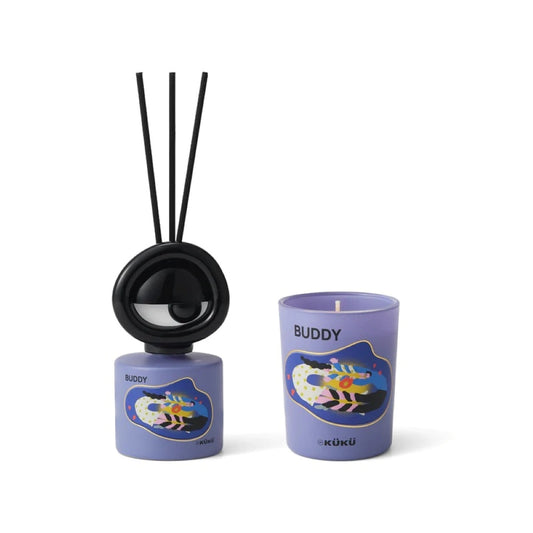 Big Eye Scented Candle & Fragrance Diffuser - Buddy (Cassis)