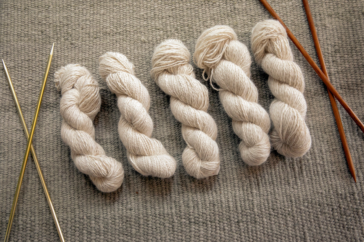 Handspun Alpaca Yarn - Undyed