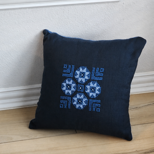 Eyes Pillow Cover - Blue