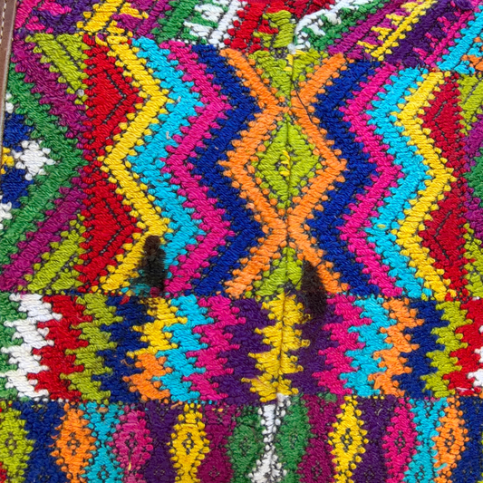 Huipil Mini-Weekender - Handwoven Travel Bag