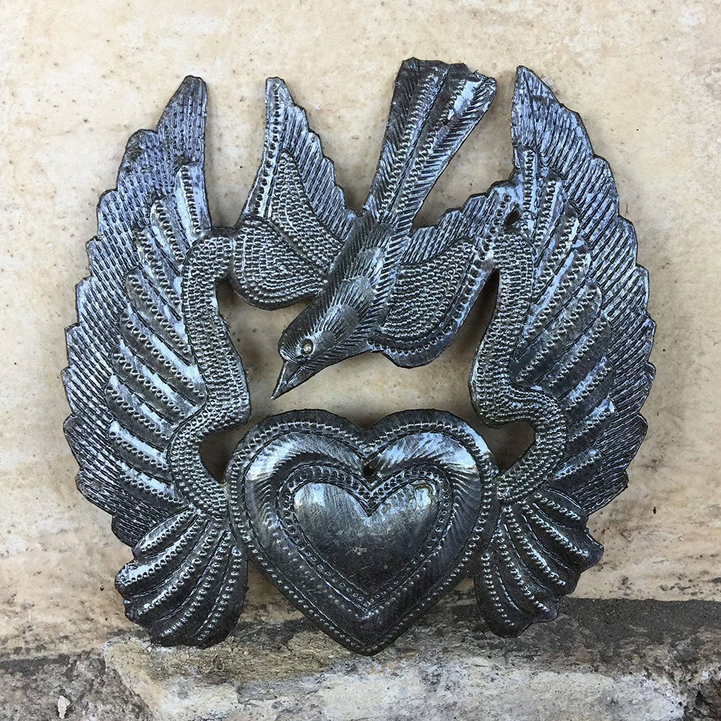 Mini Heart with Wings and Bird | Soulmate Heart Collection