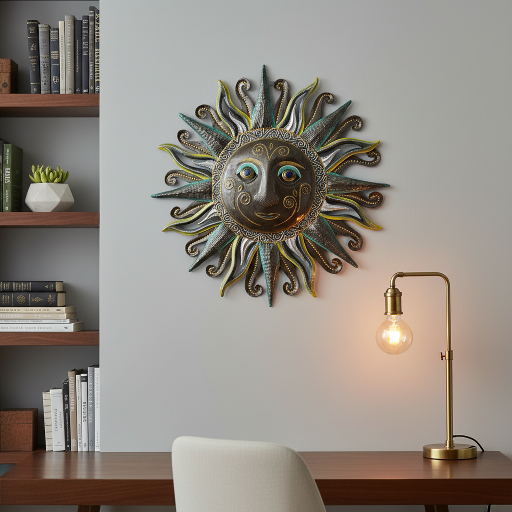 Painted Polar Sun Face