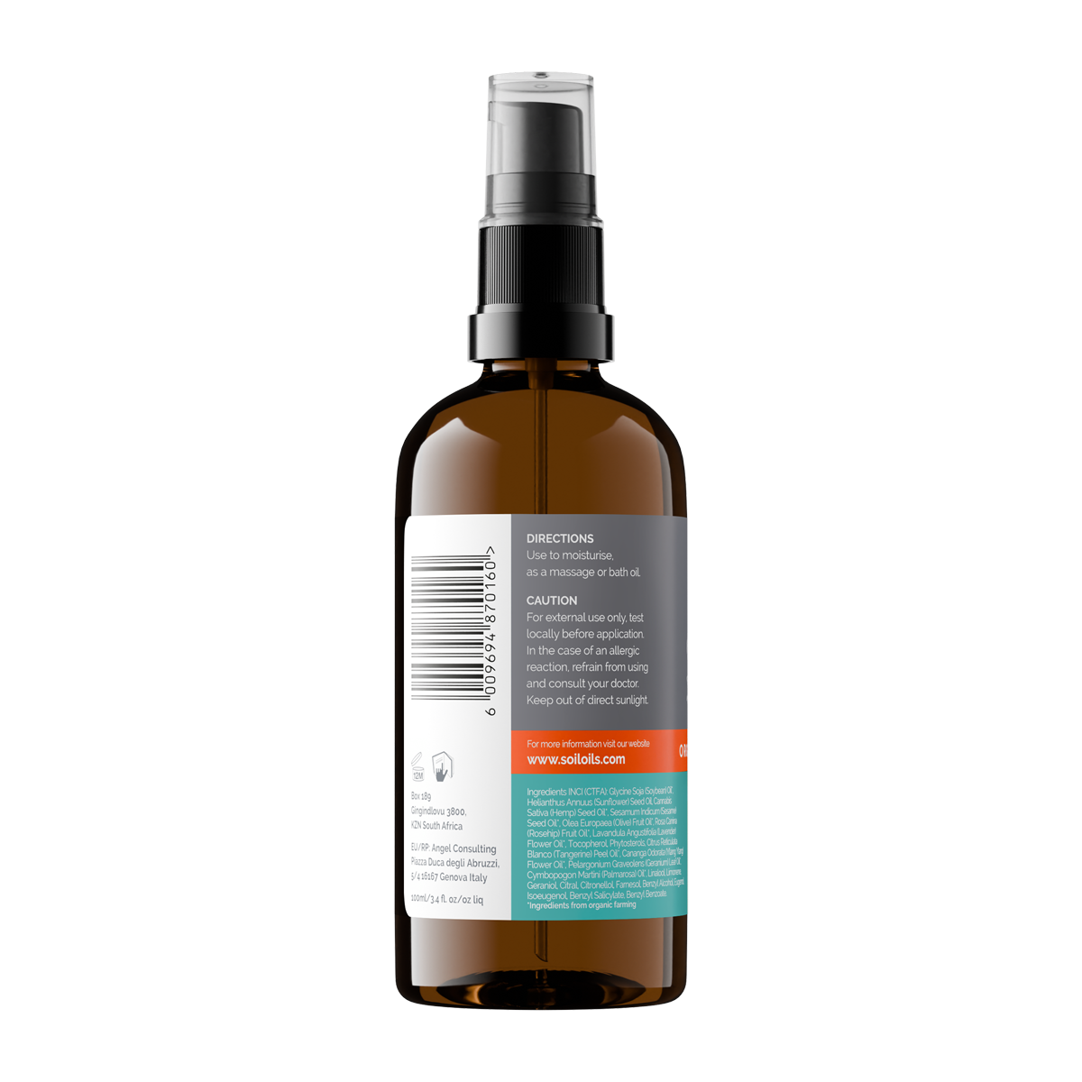 Organic Relaxing Blended Oil 100ml