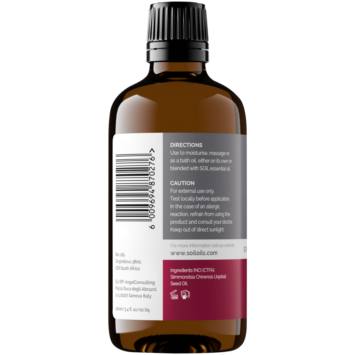 Organic Jojoba Oil (Simmondsia Chenensis) 100ml
