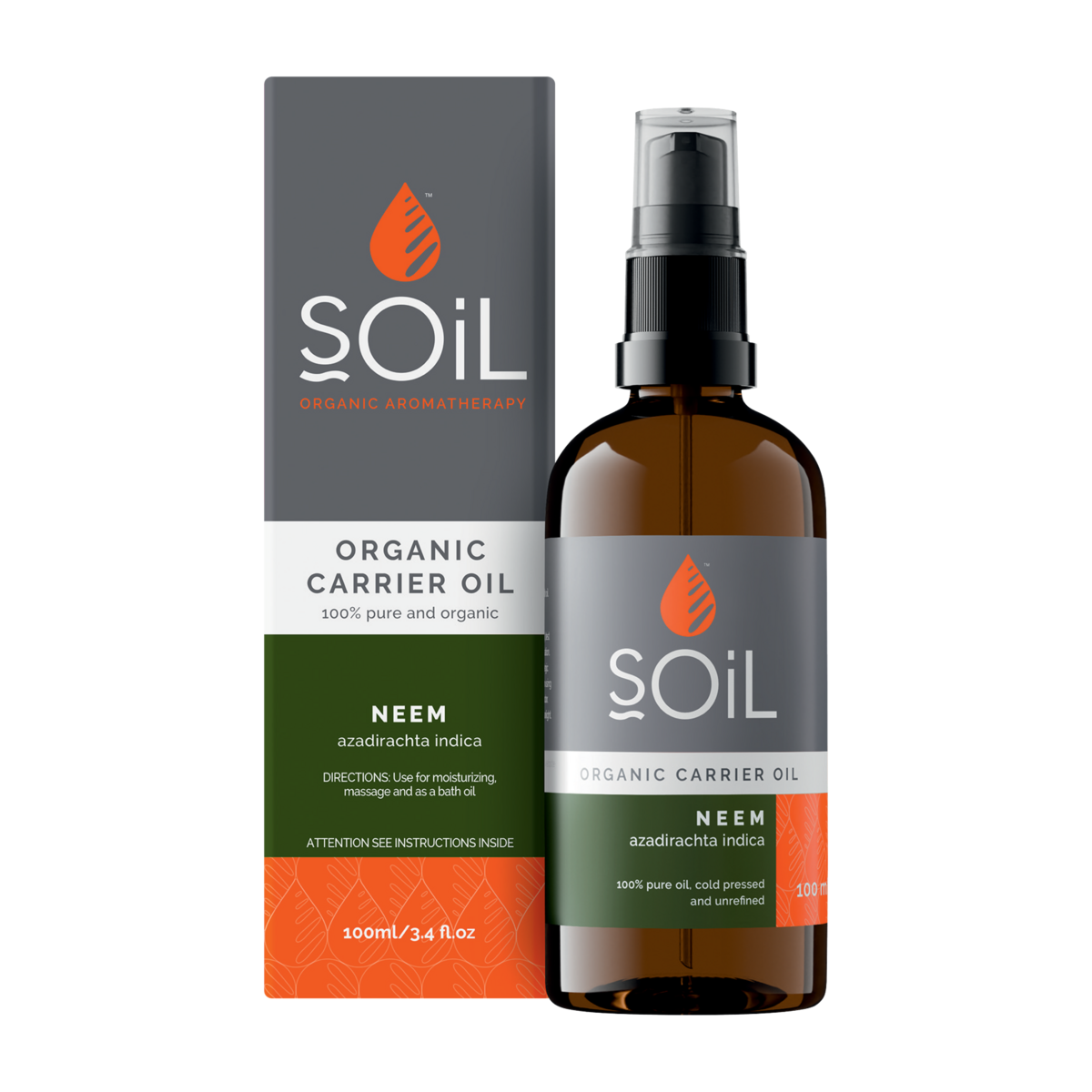 Organic Neem Oil (Azadirachta Indica) 100ml