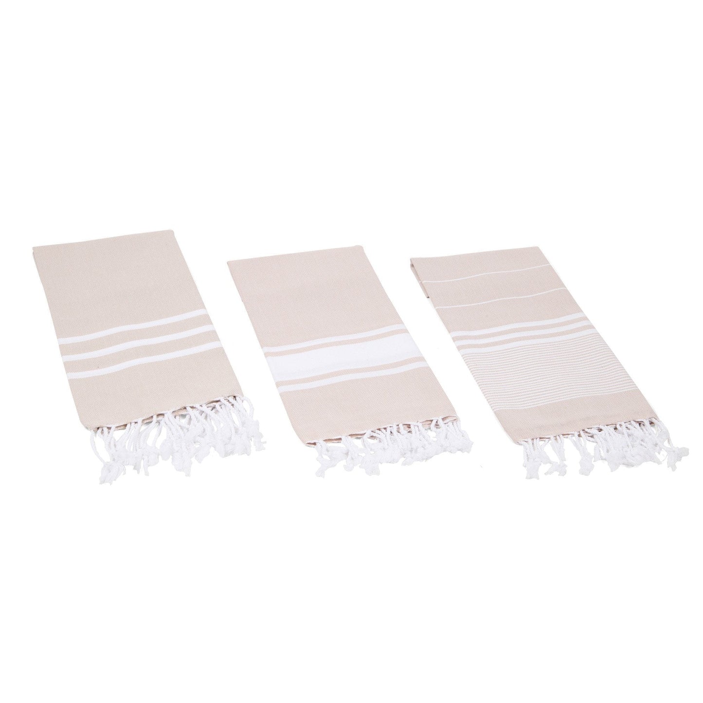 Essential Turkish Hand / Kitchen Towel Set of 3