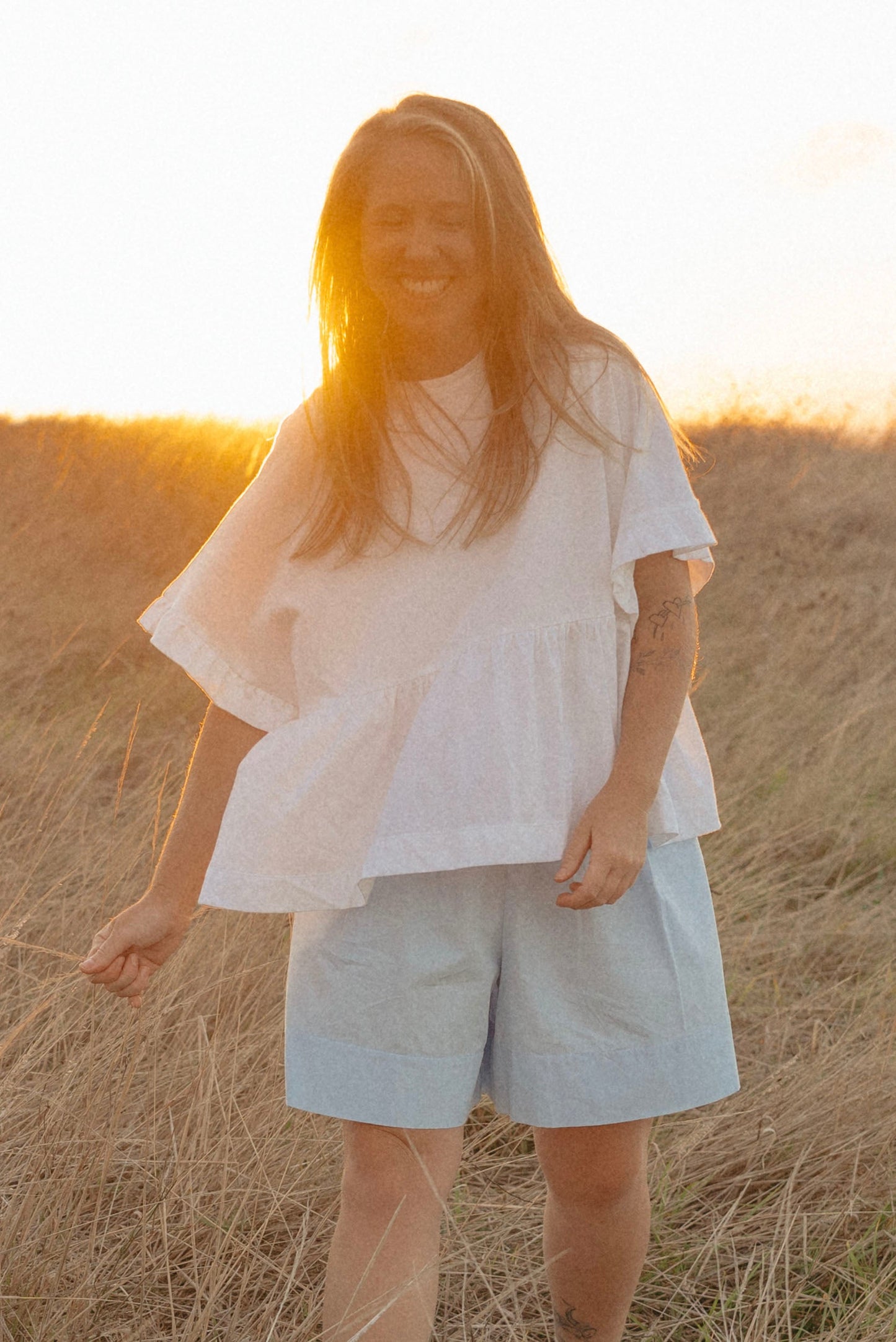Cascade Top | White