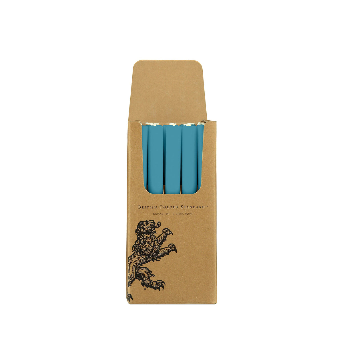 S/25 Petrol Blue Dinner Candles