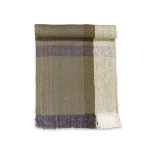 Hinterland Handwoven Linen Table Runner