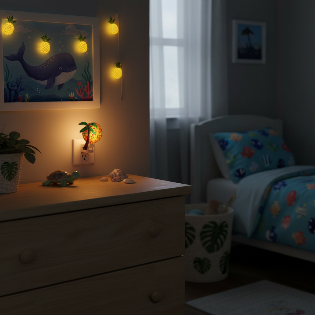 Night Light, Palm Tree (Set of 2)