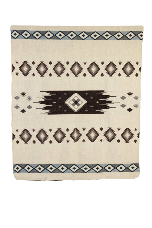 Yachana Collection - Sunset Diamond Red Brown Blue and Cream