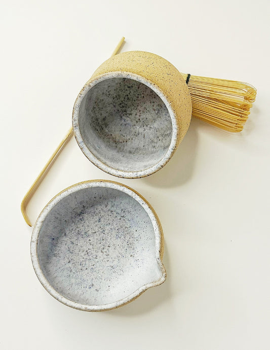MATCHA SET Ocean Sand (Whisk+spoon & coaster included)