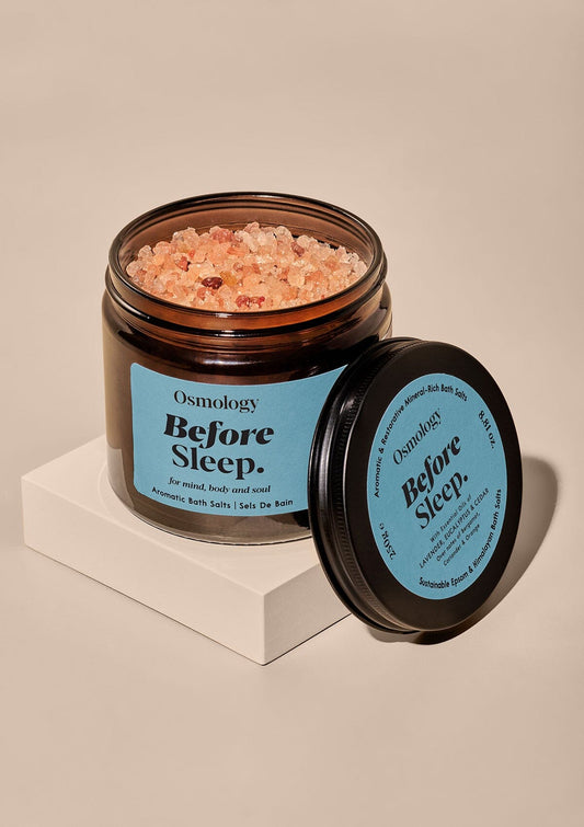 Before Sleep Amber Bath Salts - Lavender Eucalyptus and Cedar