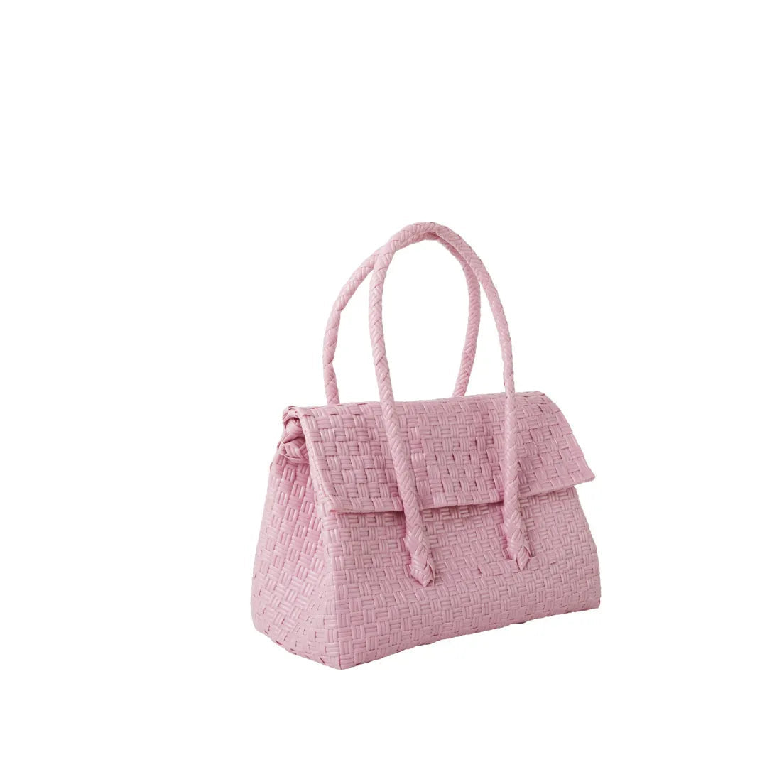 Mini Kelly Handwoven Handbag · Recycled Plastic