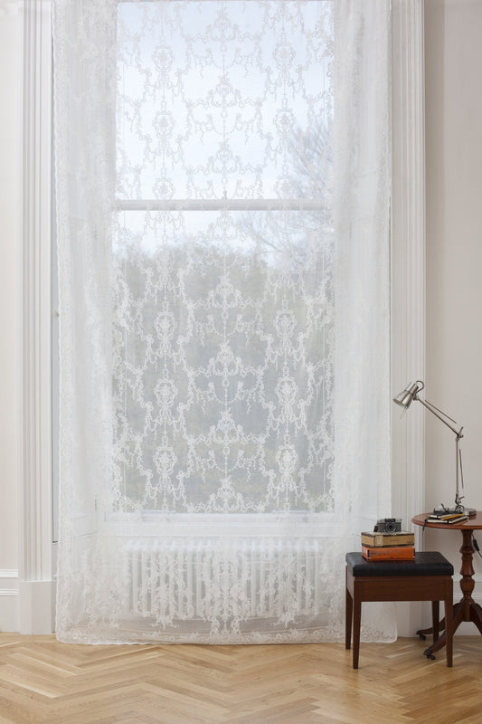 Premium Sheer Panels: The Linda - White