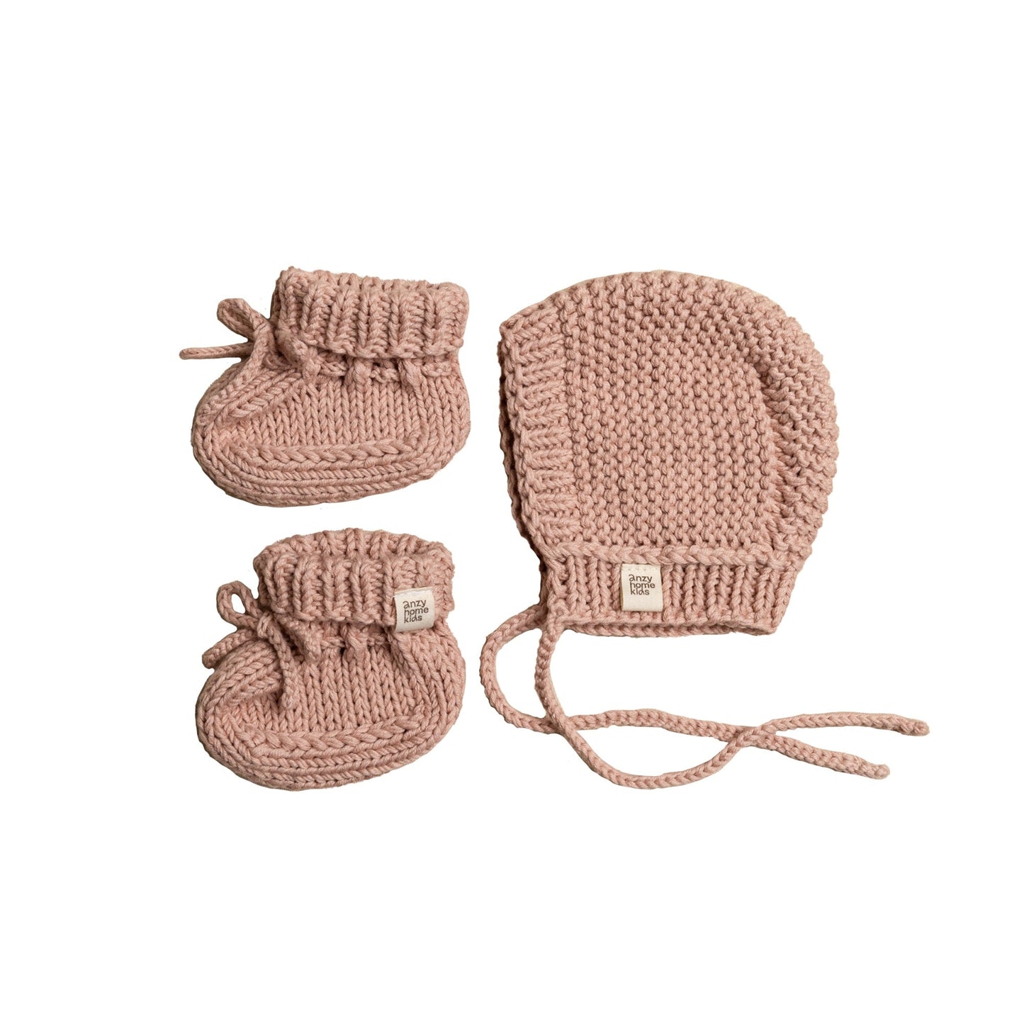 Bonnet & Booties Set Boho