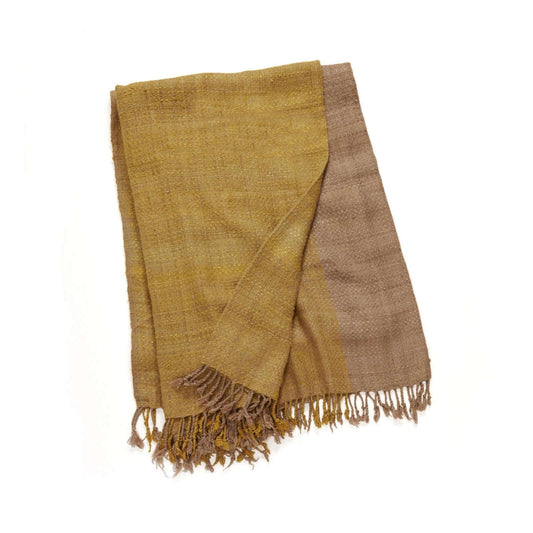 Silk Throw | Cruelty-Free | Handwoven | Fair Trade | BLOCK