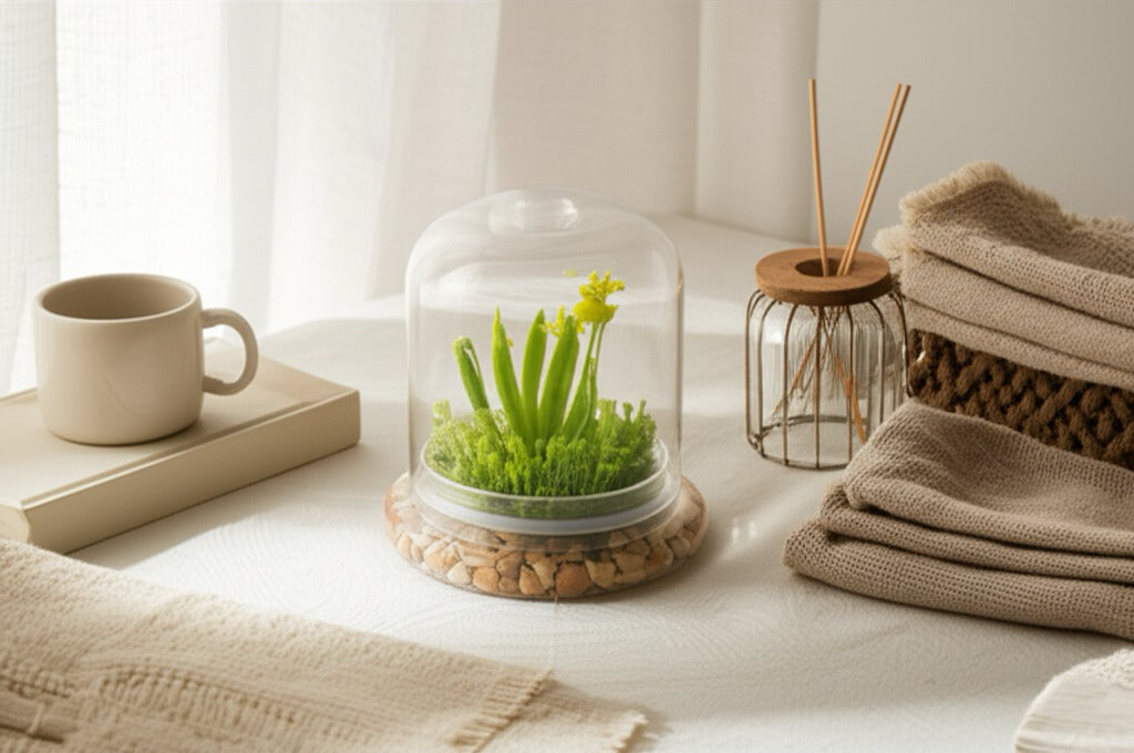 Everlasting Orchid Terrarium with Sundew Moss