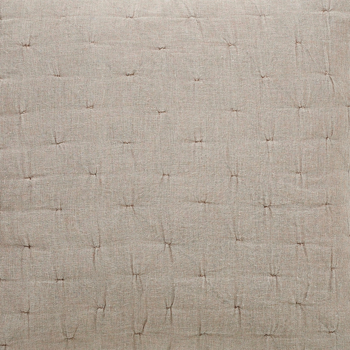 Sophie Hand Pinched Linen Quilt Sham - Clearance