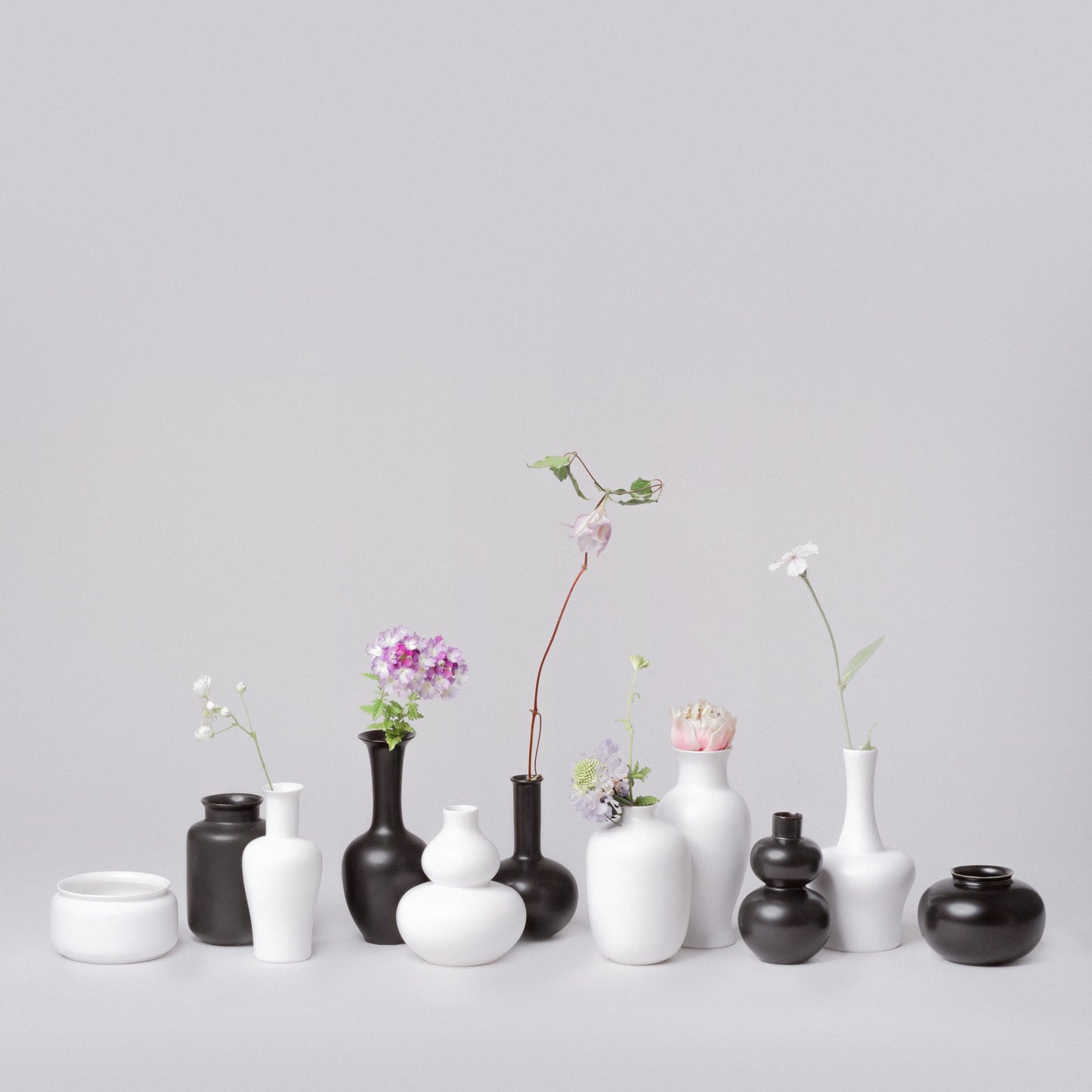 Semi-Matte Porcelain Mini Plum Vase