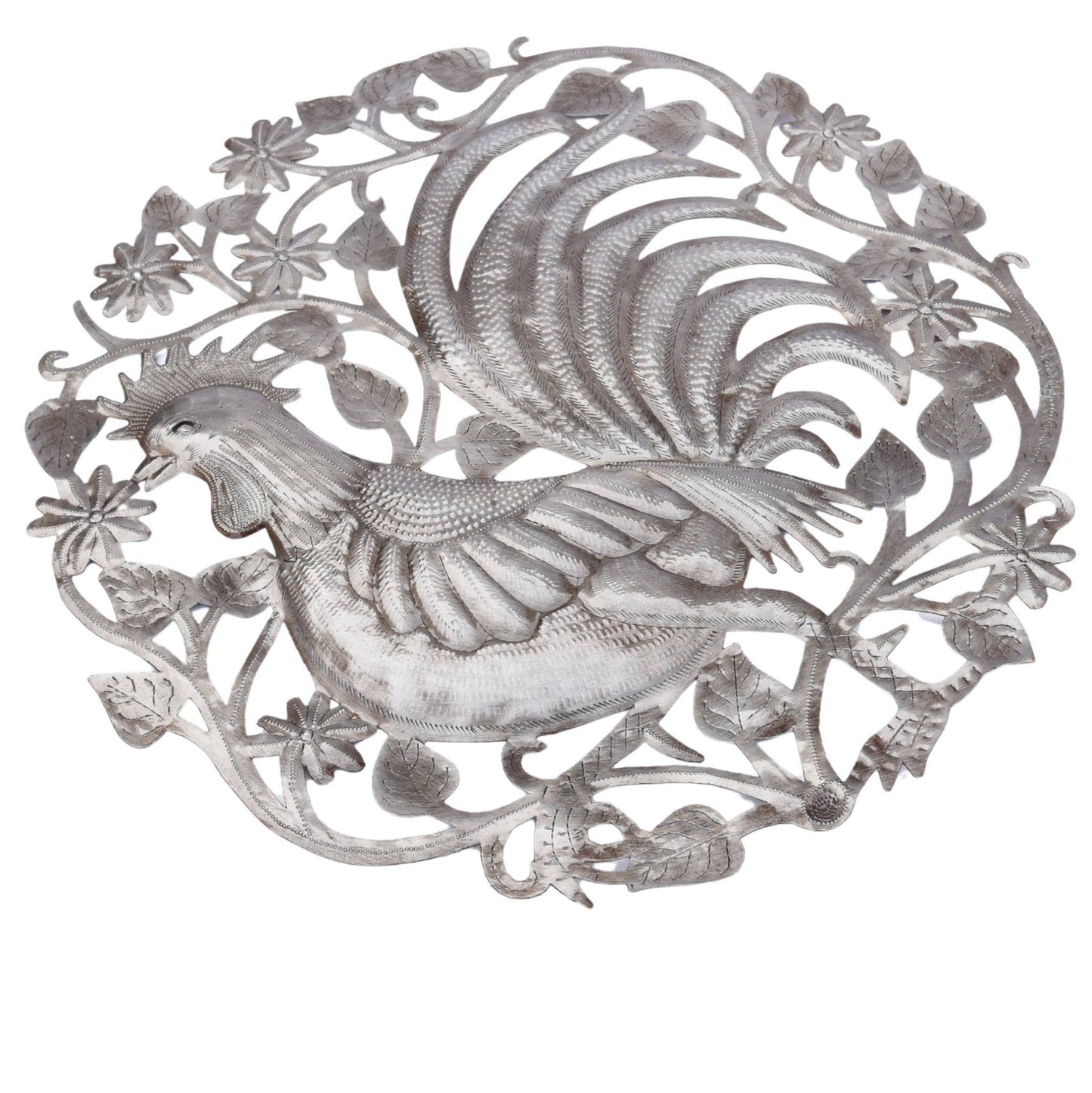 Handmade Haitian Metal Rooster Wall Art – Fair Trade Recycle