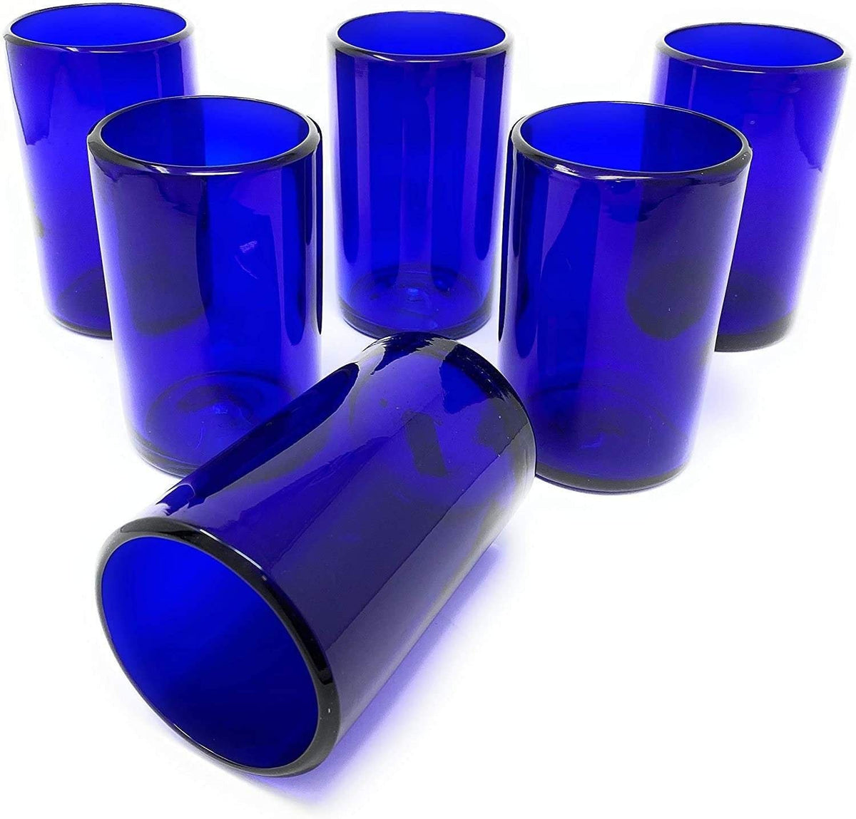 Pure Cobalt Water Glasses - Set of 6