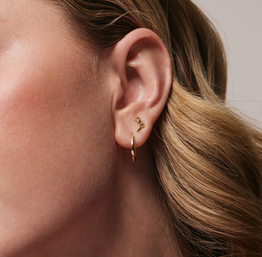 14K Yellow Gold Cowboy Boot Stud