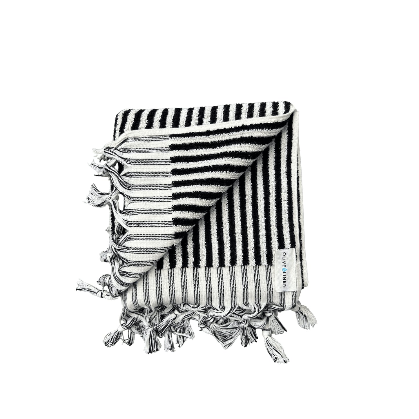 Striped Terry Hand Towel Bundle