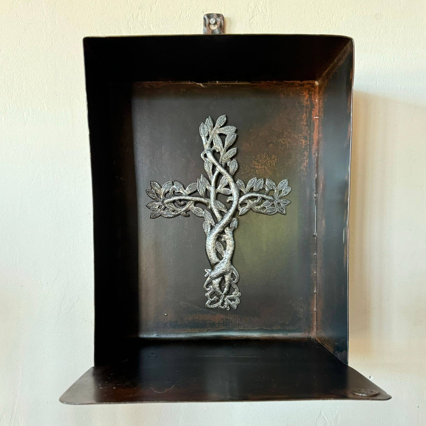 9.8" X 11.7" Wall Cross Religious Collection Gifts Handmade