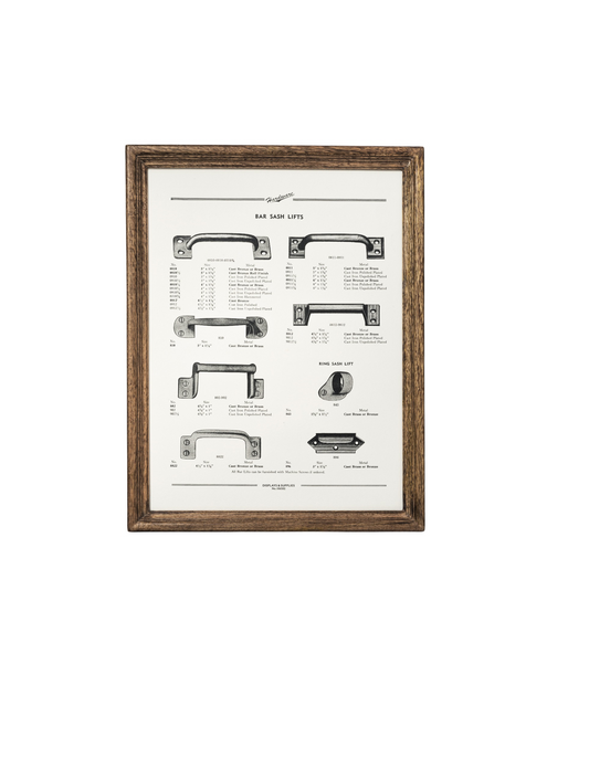 Wooden Natural Frame - Wide Large