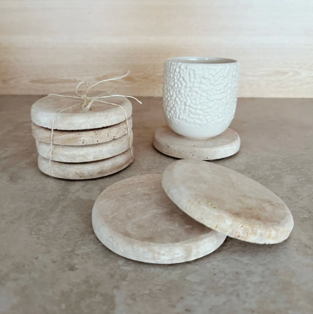 S/4 Marble Coasters