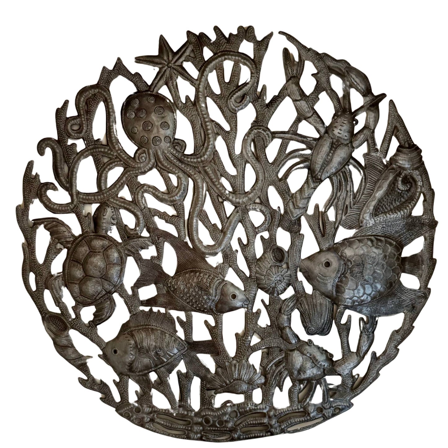 Sea Turtle Nautical Theme Beach Decor, Fair Trade Handmade