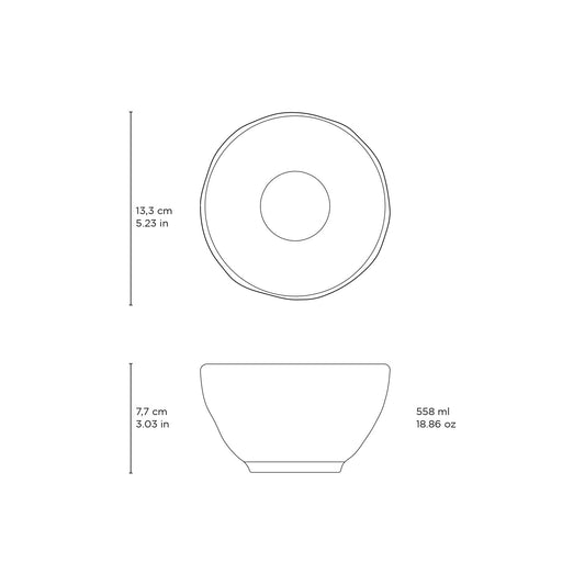 Organic Soup/Dessert Bowl Set of 6