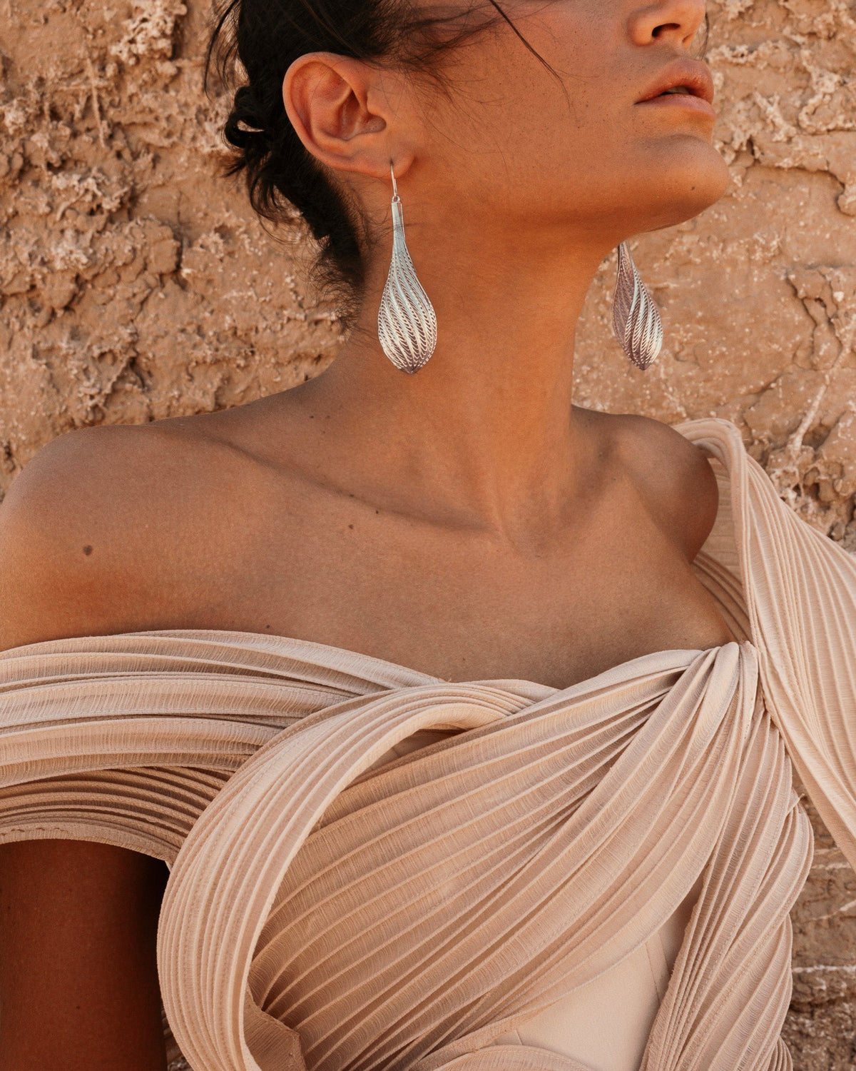Flow Large Drop Earrings