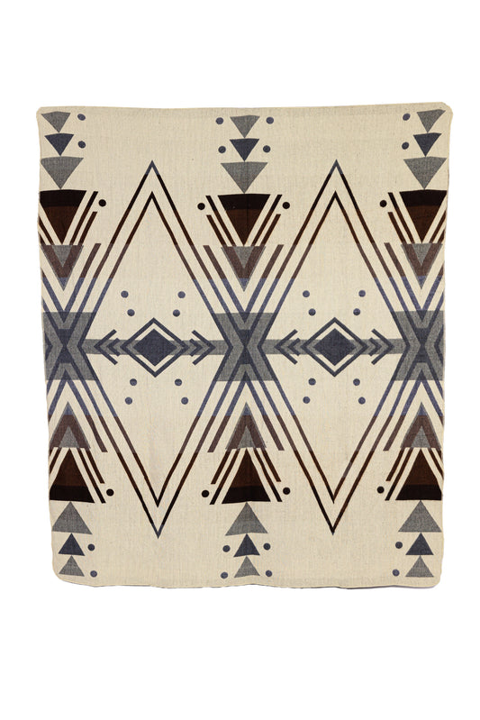 Yachana Collection - Chevron Gray Brown Red and Cream