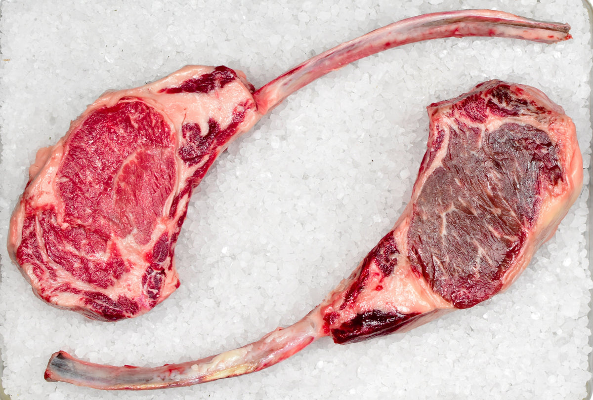 The Patio Daddy-O USDA Dry Aged Prime Tomahawk Chop (Set of 4)