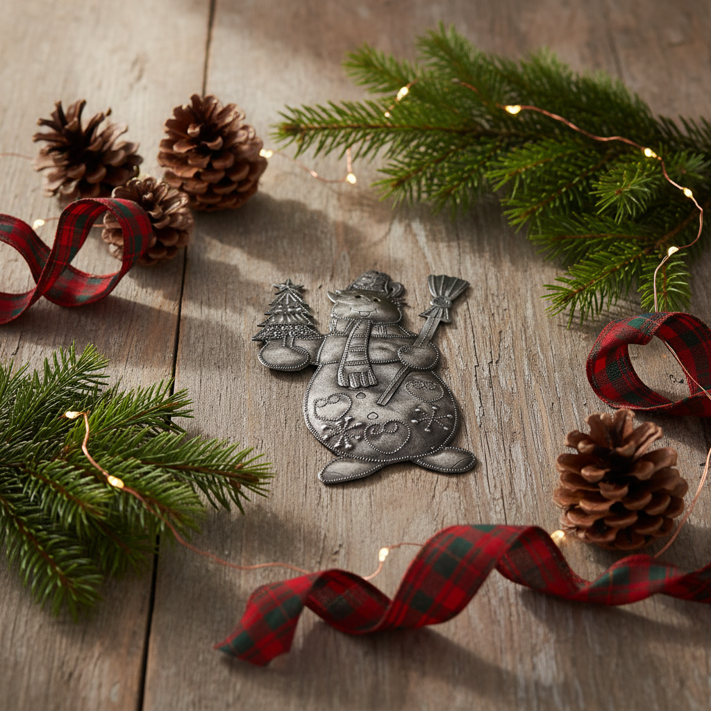 Jolly Snowman Ornament