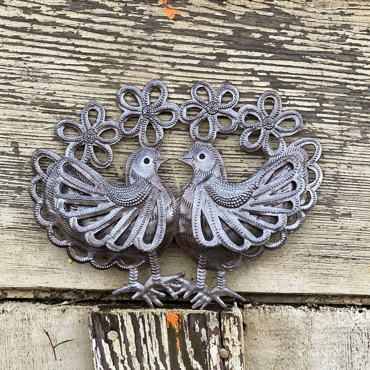 Haitian Metal Dove Wall Art 3D Recycled Steel Fair Trade