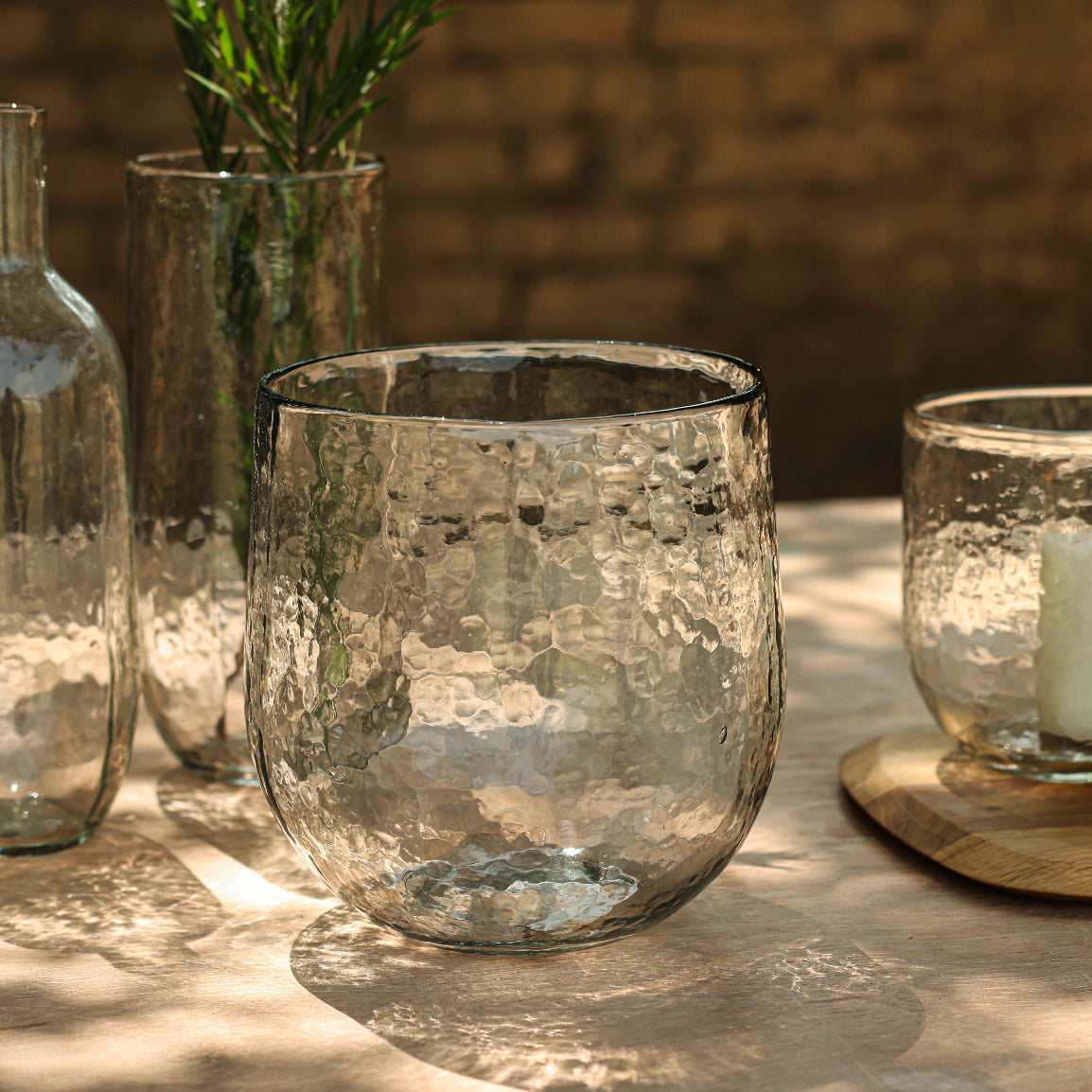 Pebbled Ice Bucket / Vase